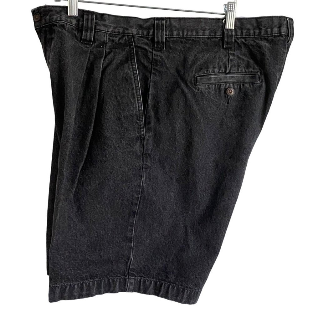 St. John's Bay Men's Black Denim Jean Shorts Size 40